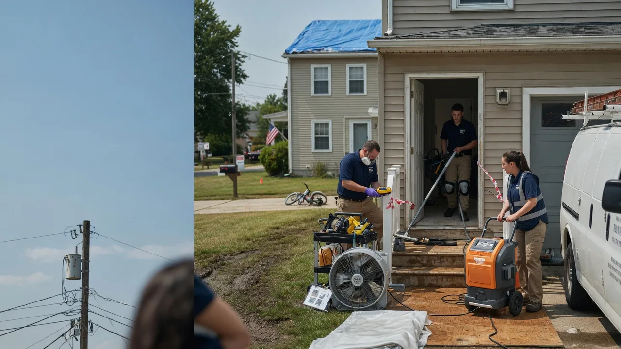 Water Damage Repair in Kirklin, IN near me